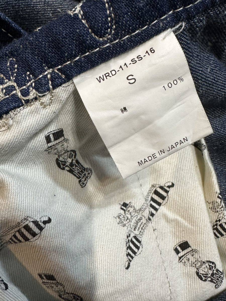 美品 Size S WEIRDO オーバーオール 杢シャンブレー GLAD HAND Gangsterville OLD CROW by GLADHAND Dry bones attractions 