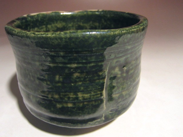 北大路魯山人作 青織部三耳壷 黒田陶々庵識 共箱 UM291 G6 メルカリ