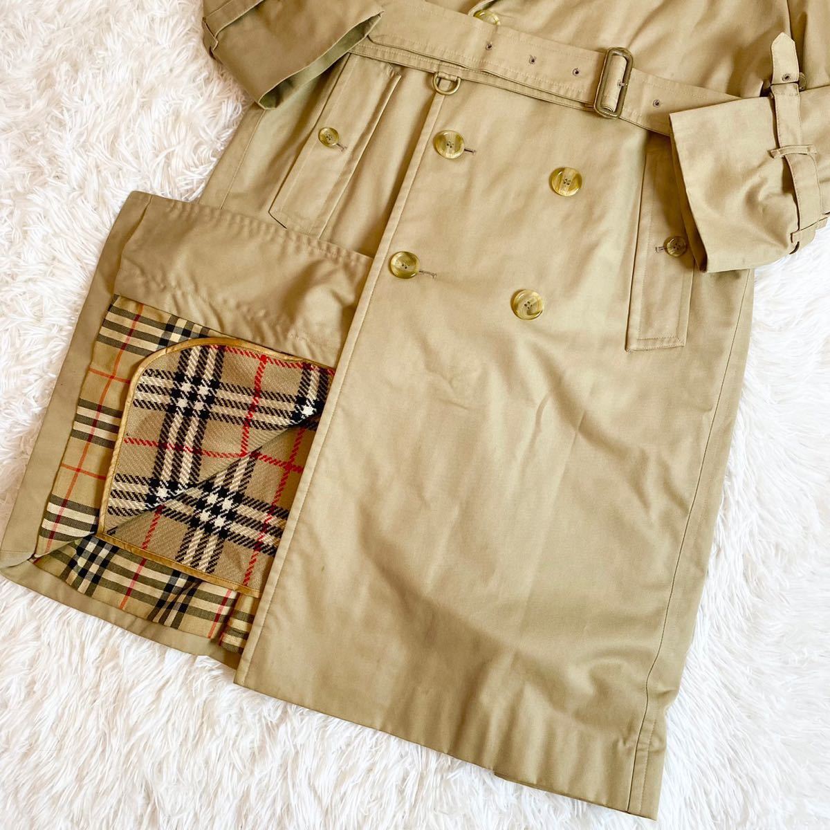 1円〜 【極美品】Burberrys バーバリー トレンチコート ベルト付き