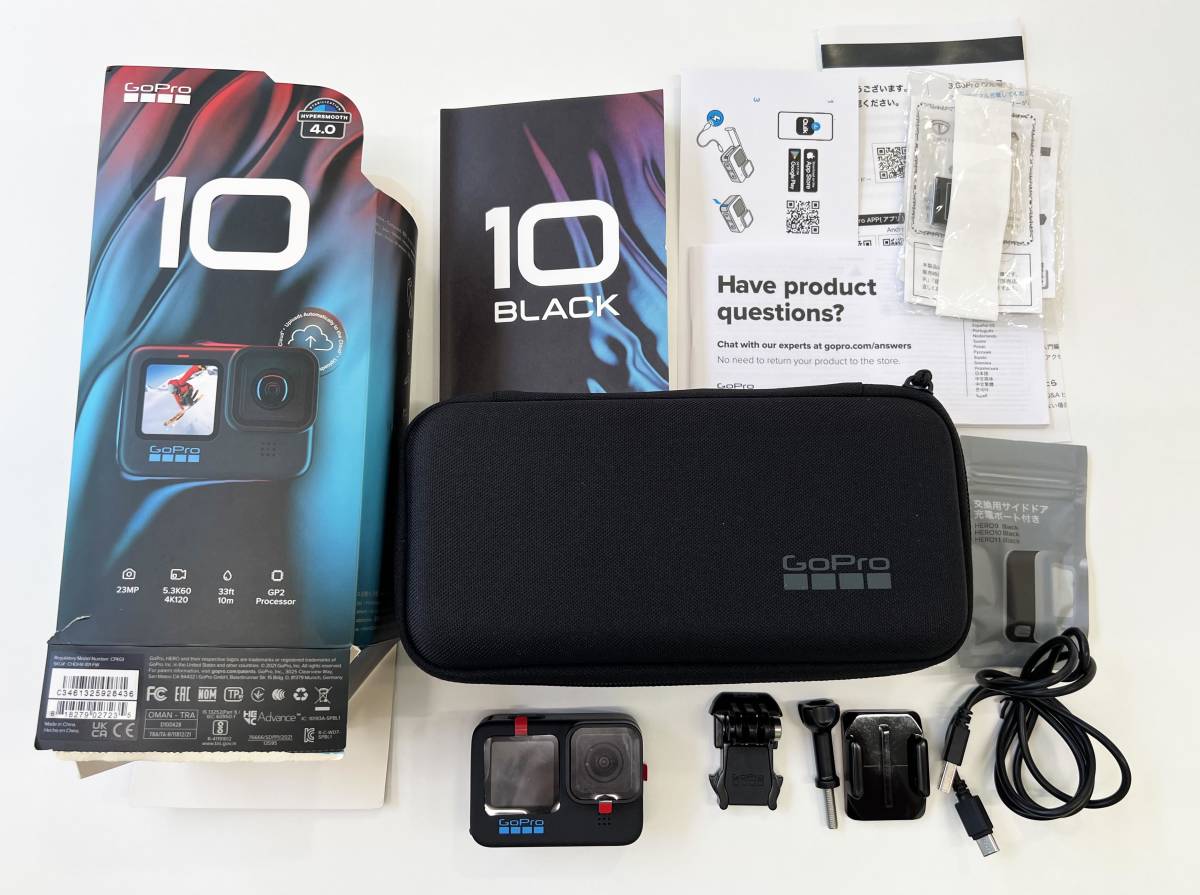 GoPro HERO 10 アクションカメラ ほぼ未使用【1475】