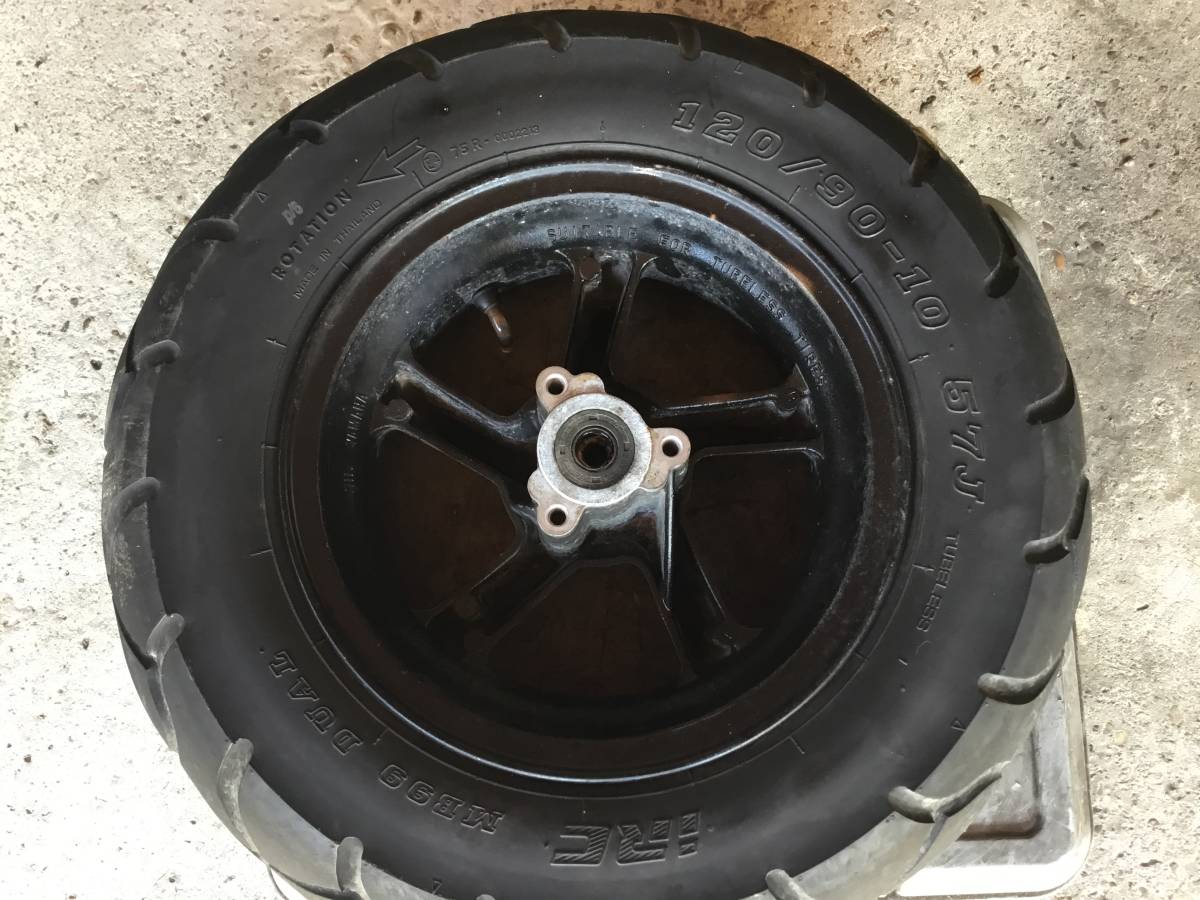 BWS bw's100 フロント　アルミ　ホイール　4VP 実動車両バラ売り中