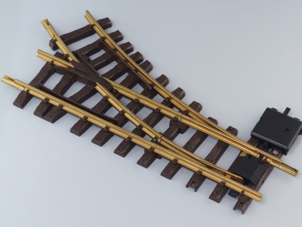 鉄道模型 Gゲージ LGB LEHMANN レーマン 1205 手動ポイント 右 LGB