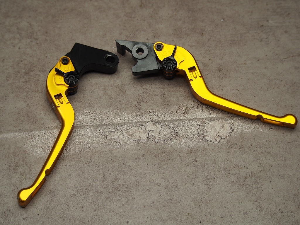 ホンダ　CBR250RR(MC51)　U-KANAYA　レバー　左右　ゴールド