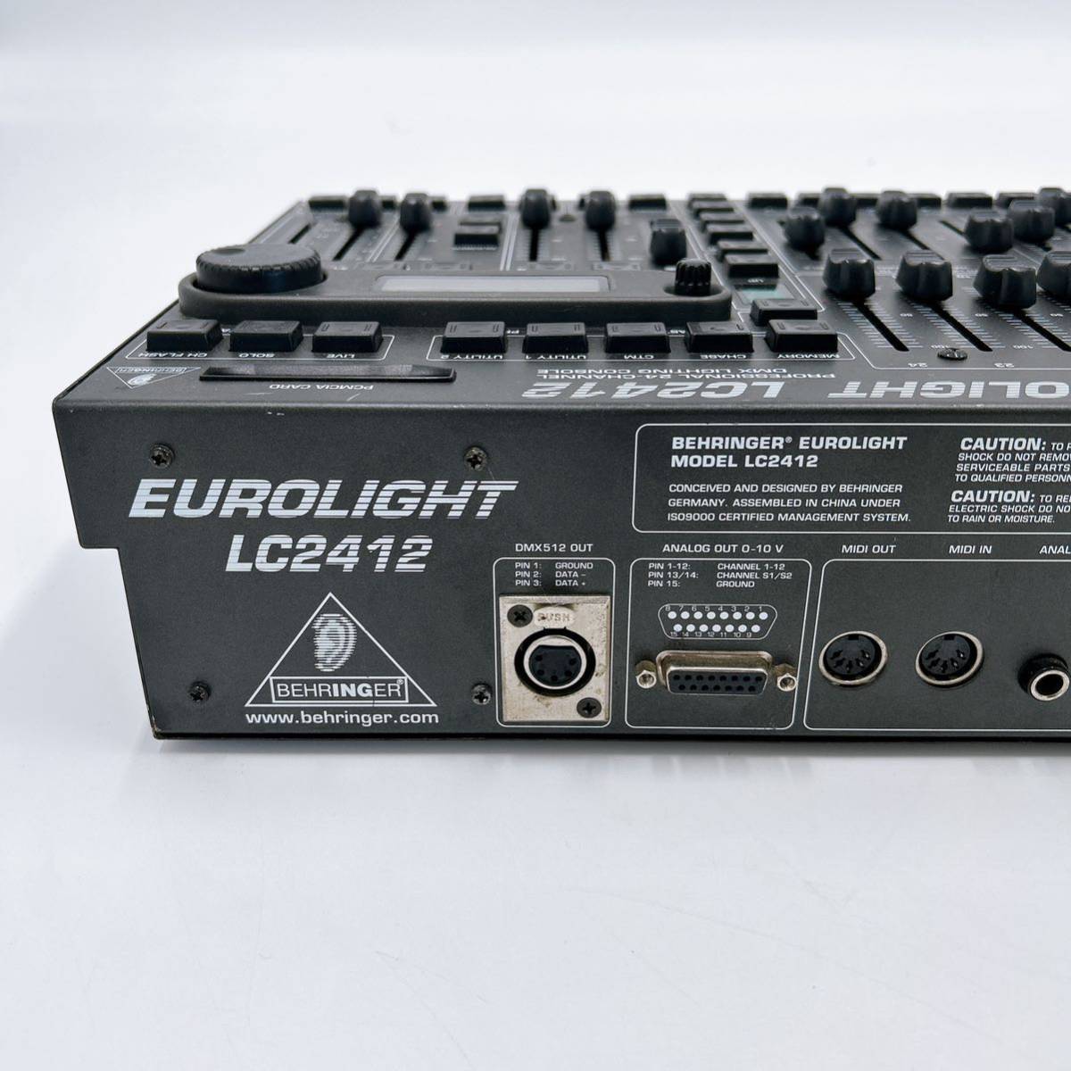 BEHRINGER LC2412 EUROLIGHT 調光動作確認済み 一ヶ所つまみ欠品 舞台  