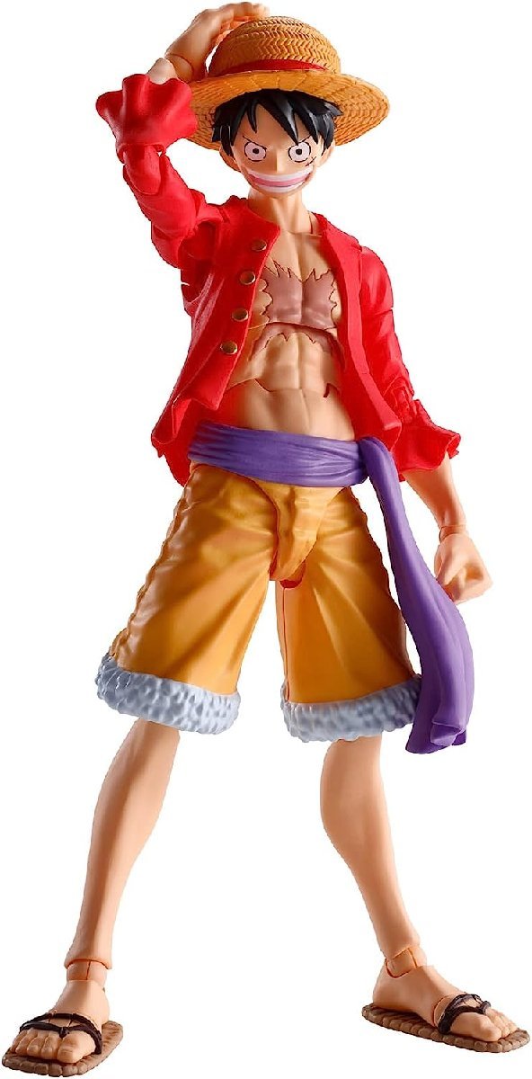 【新品】 S.H.Figuarts ONE PIECE モンキー・D・ルフィ -鬼ヶ島討入- 約145mm ABS&PVC製 塗装済み可動フィギュア 倉庫L