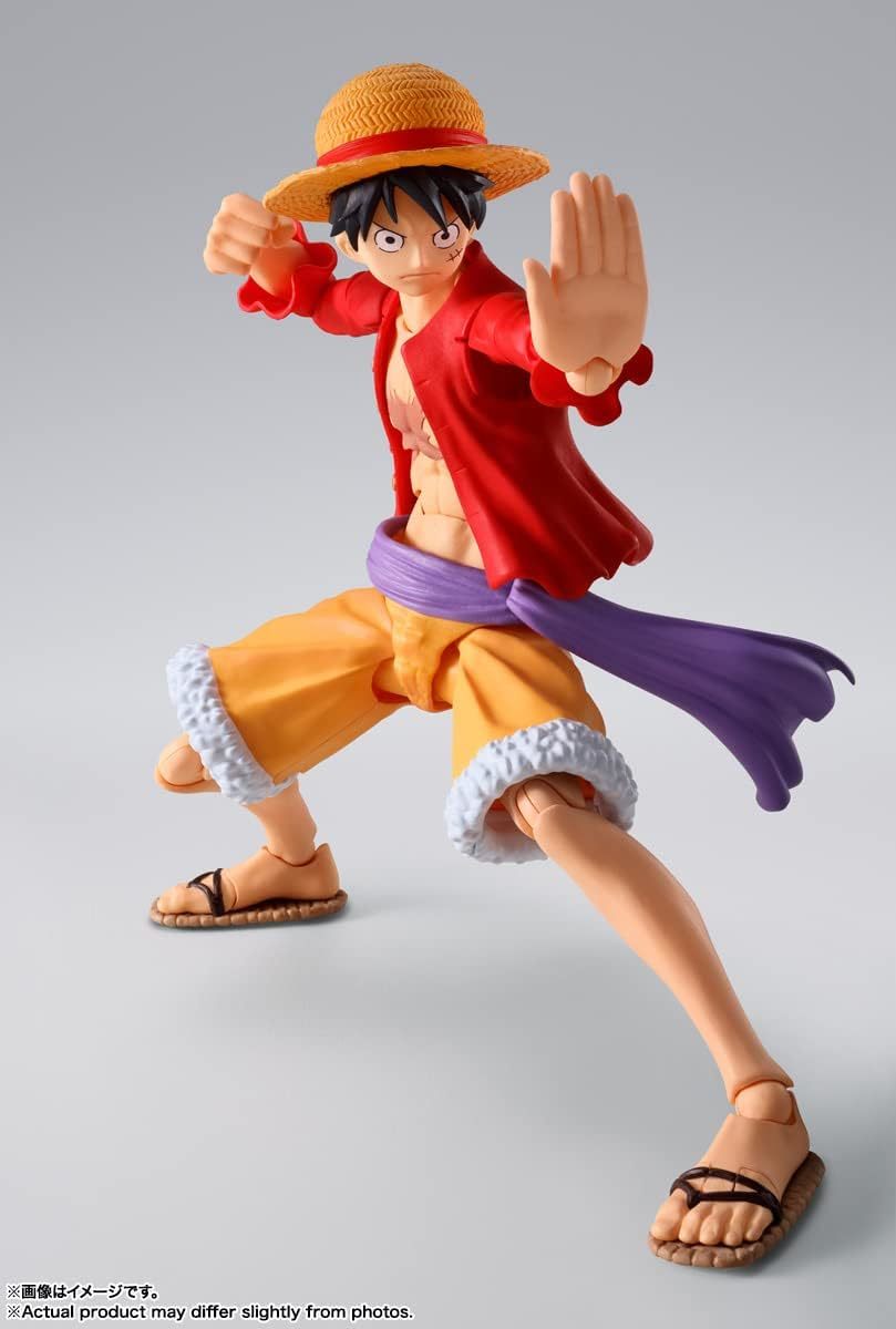 【新品】 S.H.Figuarts ONE PIECE モンキー・D・ルフィ -鬼ヶ島討入- 約145mm ABS&PVC製 塗装済み可動フィギュア 倉庫L