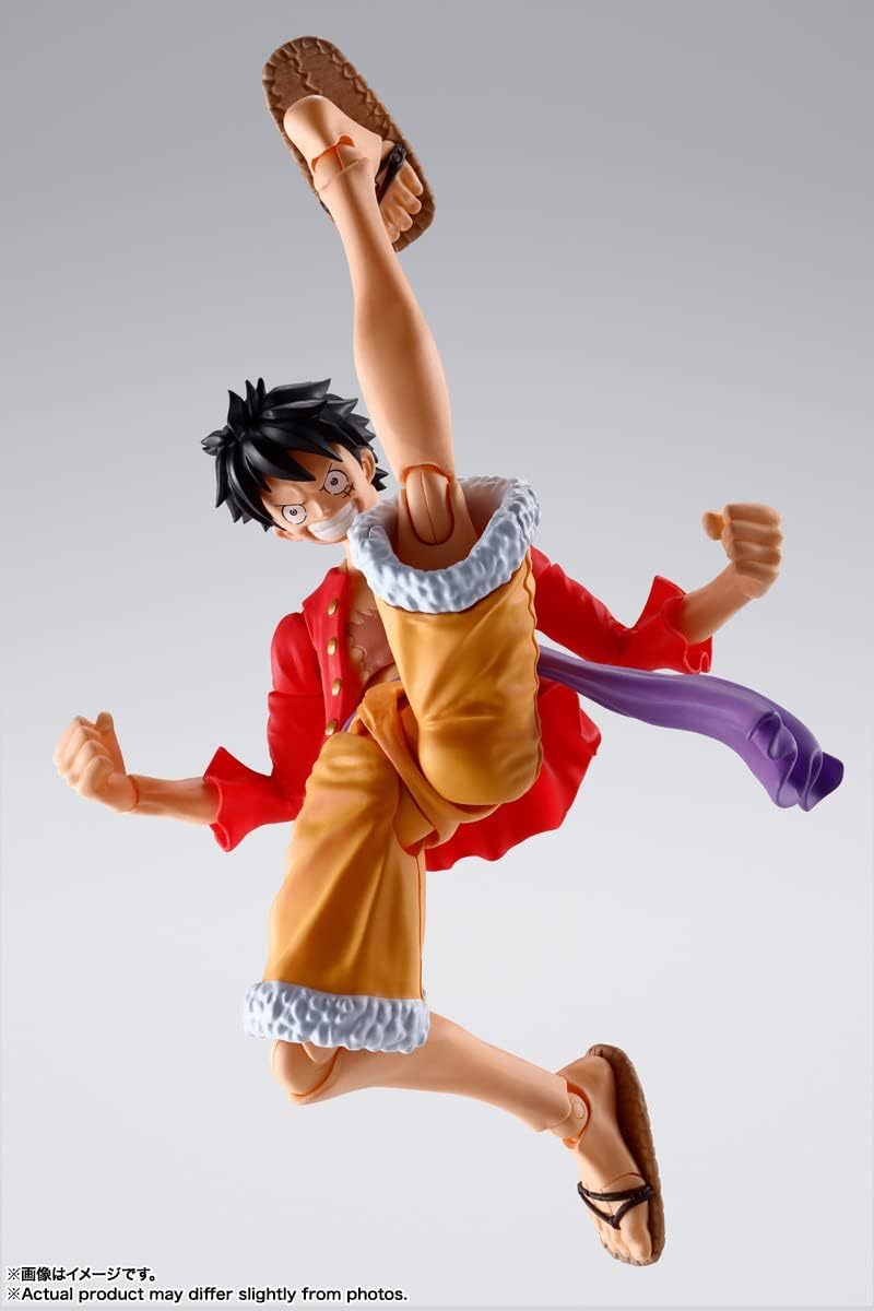 【新品】 S.H.Figuarts ONE PIECE モンキー・D・ルフィ -鬼ヶ島討入- 約145mm ABS&PVC製 塗装済み可動フィギュア 倉庫L