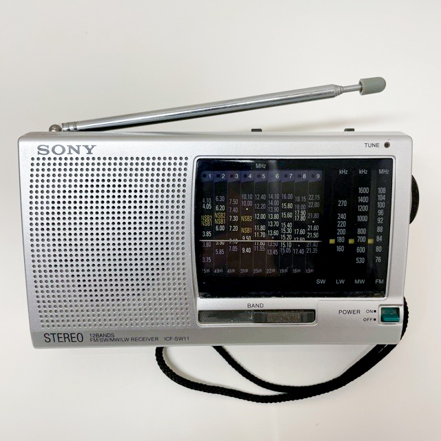 SONY ソニー ICF-SW11 ラジオ FMステレオ/LW/MW/SW1-9 ワールドバンド