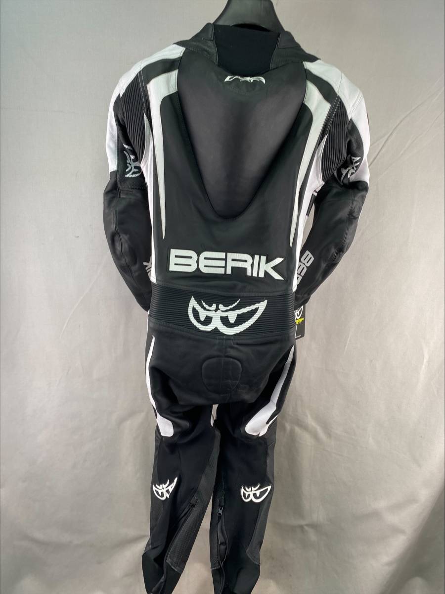 BERIK ベリック レーシングスーツ WHITE/BLACK 48サイズ（Mサイズ相当 