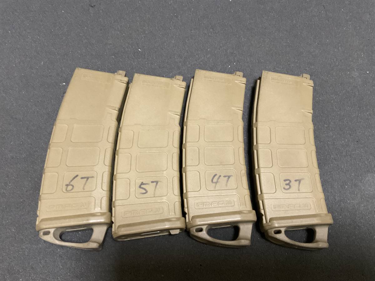 MAGPUL PTS PMAG PTW トレポン 4本セット MAGPUL PTS PMAG PTW