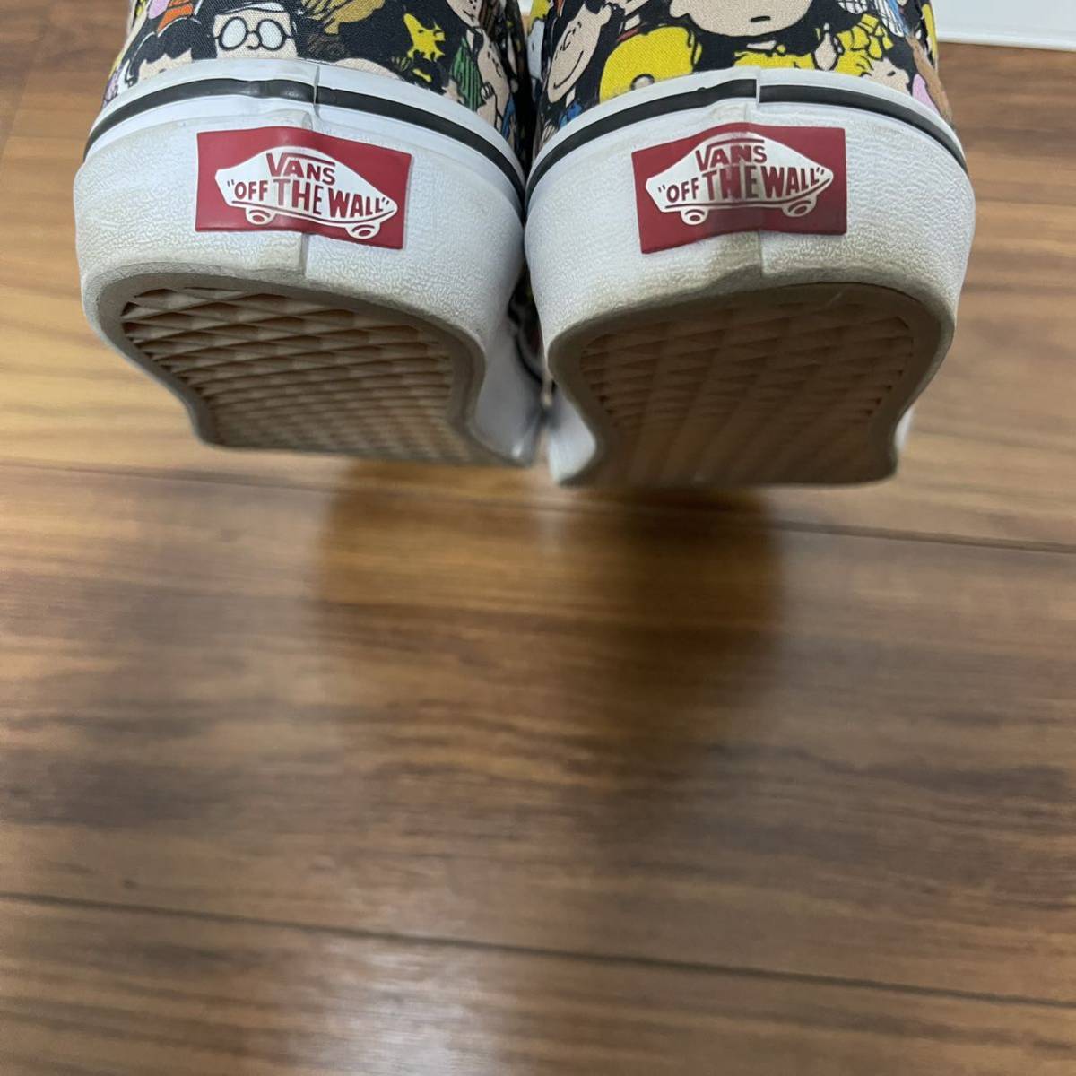 VANS × PEANUTS SLIPON 25.0cm バンズ ピーナッツ スヌーピー コラボ 