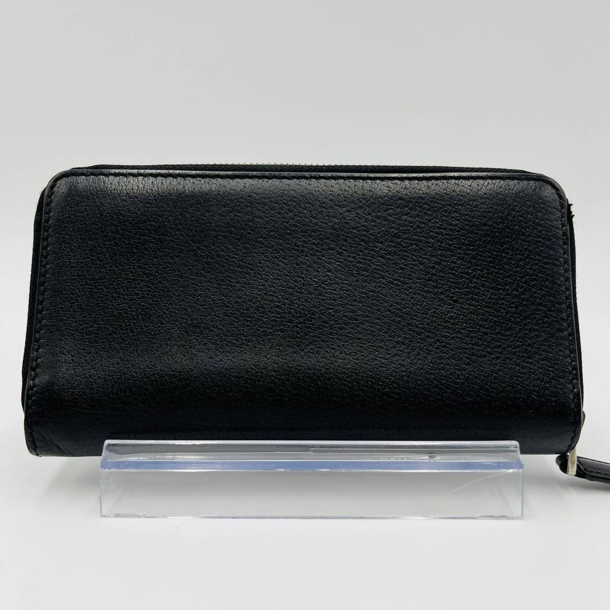 1円《美品・付属品付き》GUCCI グッチ ロゴストライプ オーガナイザー 