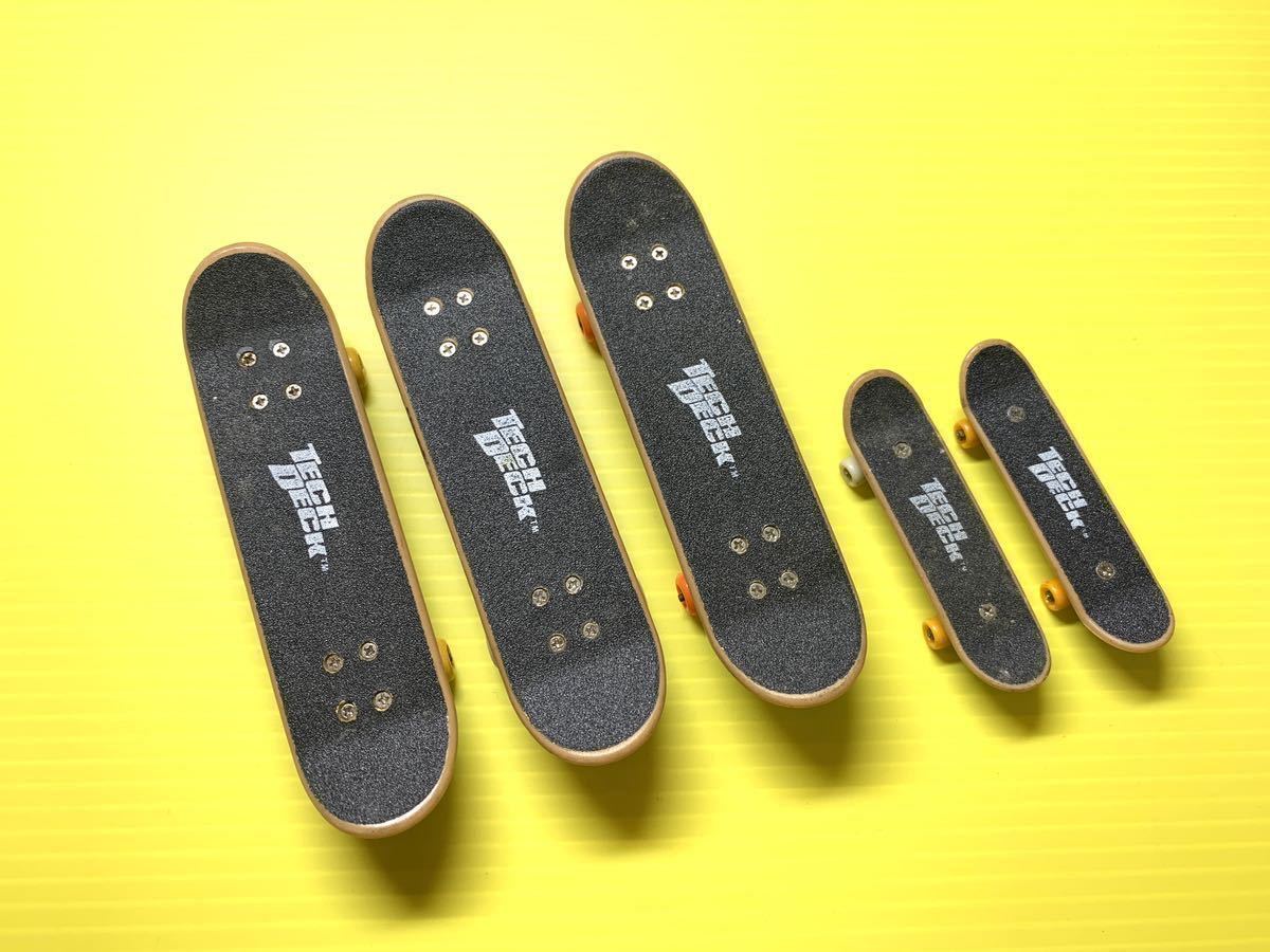 TECH DECK スケートボード 5個セット スケボー 指スケ テックデッキ