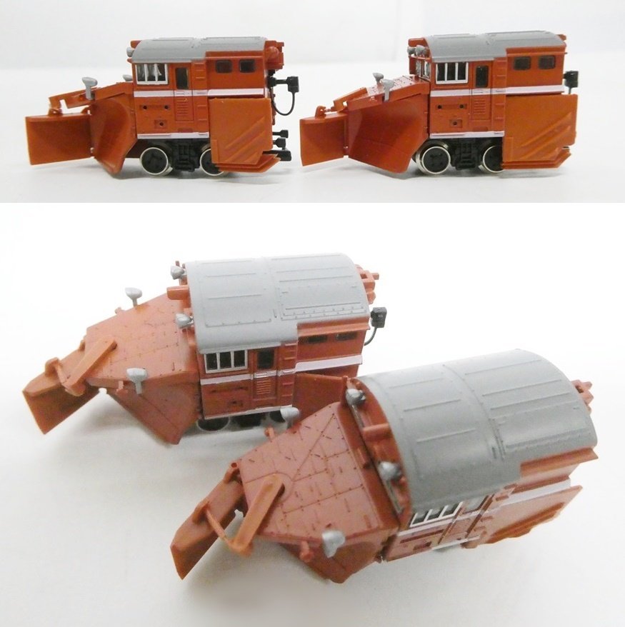 Tomix 2210 – 2 Wagons J.N.R. DE15 Avec Chasse-neige – Échelle N 1:160
