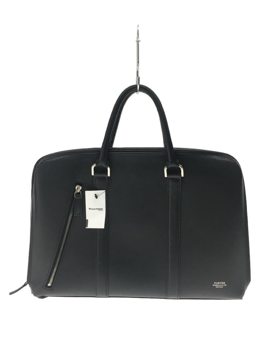 PORTER◇AVENUE BRIEFCASE/アベニュー/ブリーフケース/牛革/ブラック