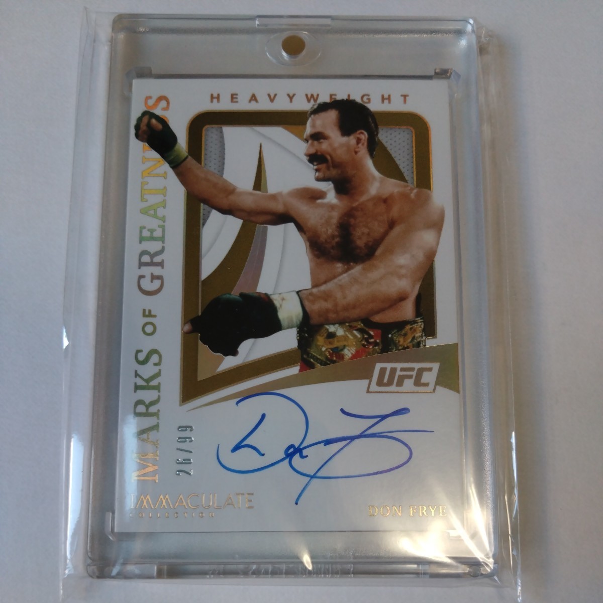 99枚限定 Don Frye Auto ドン・フライ 直筆サインカード 2021 Panini 