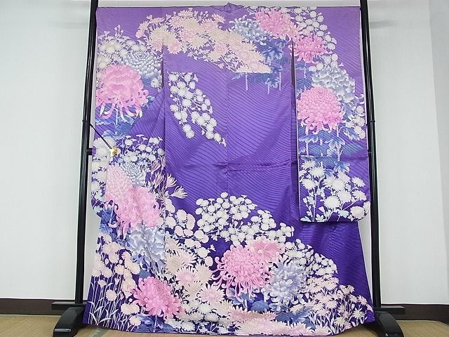 振袖 巨匠『岩田専太郎』 駒刺繍 着物屋こころ□紫綬褒章 着物屋こころ 