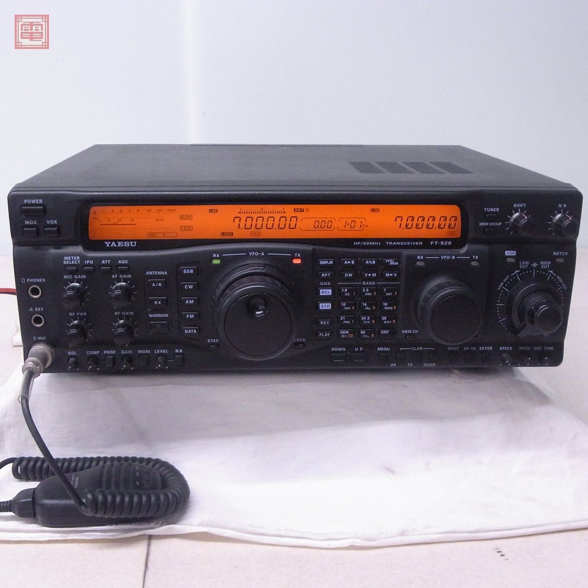 J*y様 ヤエス FT-920 トランシーバー FT-920 YAESU 100W Built-in 100W（オートチューナ内蔵）オールモード