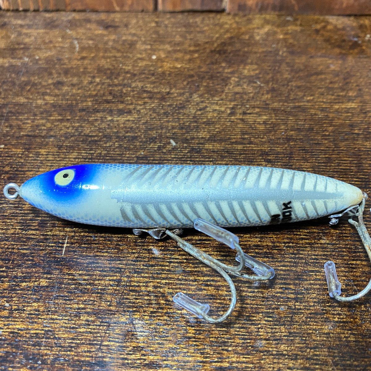 70's Heddon ZARA SPOOK 1st~2nd バナナ縦割れ（約22 g / 11cm）レアモデル / オールドへドン ザラスプーク ビンテージ ビンテージ