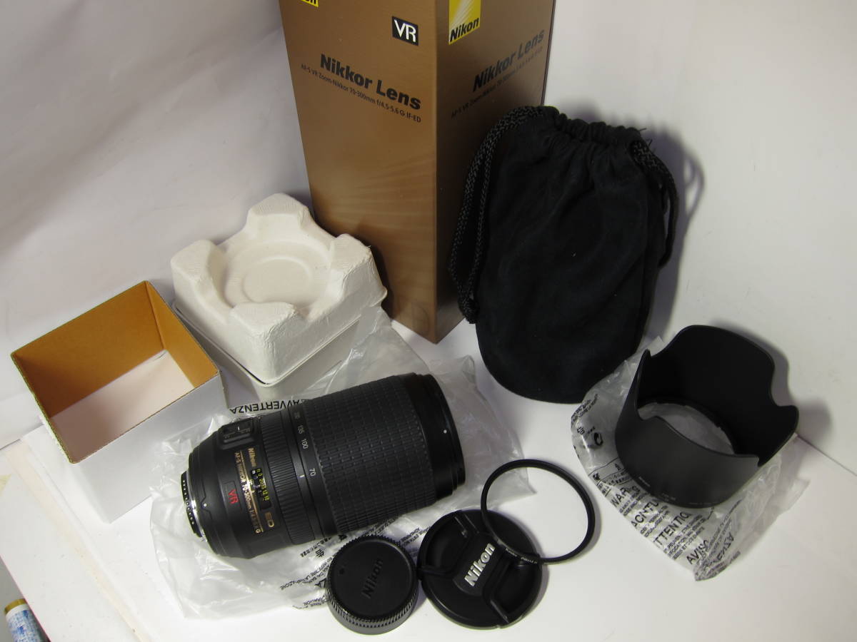 Nikon AF-S VR 70-300mm f4.5-5.6 G IF-ED 元箱付き □