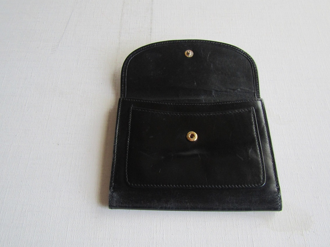 LOEWE 二つ折り財布 黒 レザー 【公式通販】