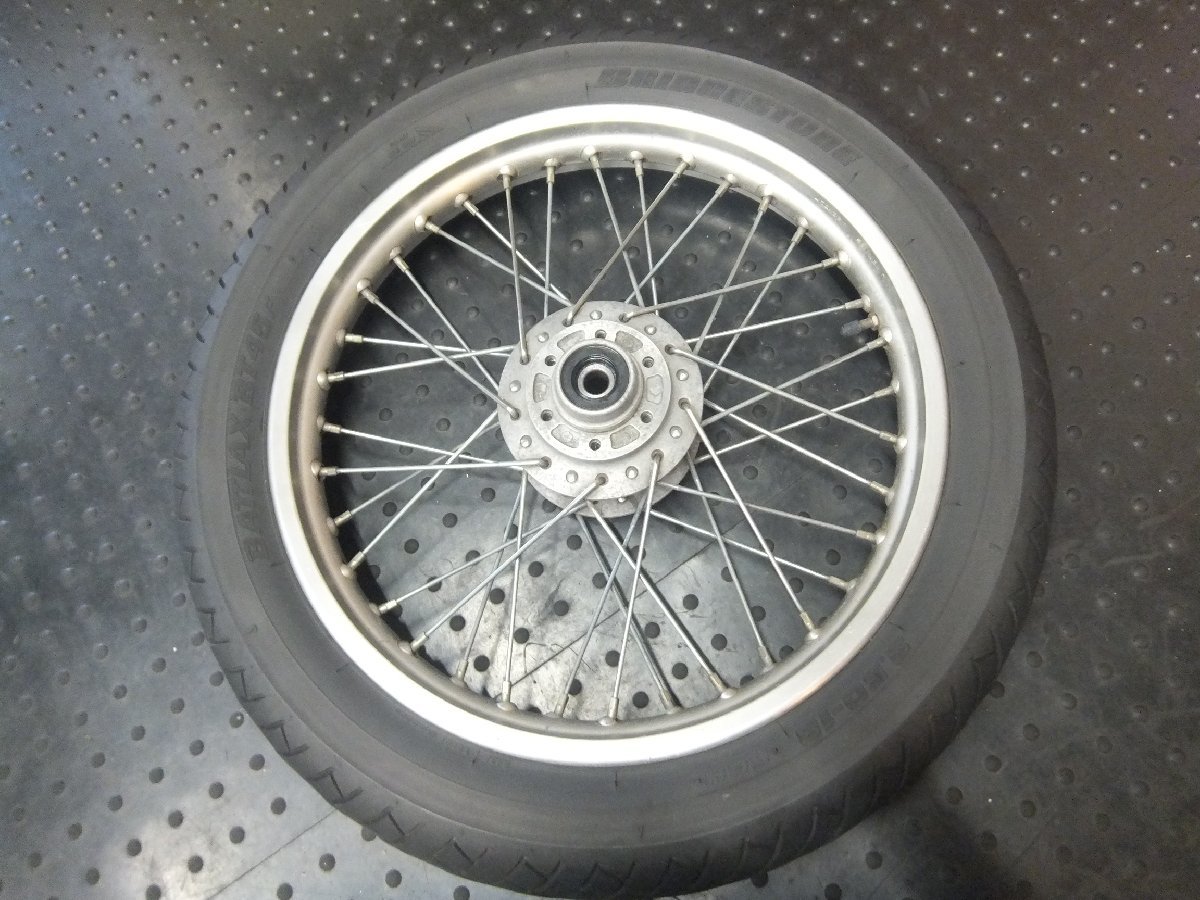 ヤマハ SR500-2 1型ハブ 18インチ加工ディスクフロントホイール （公認 