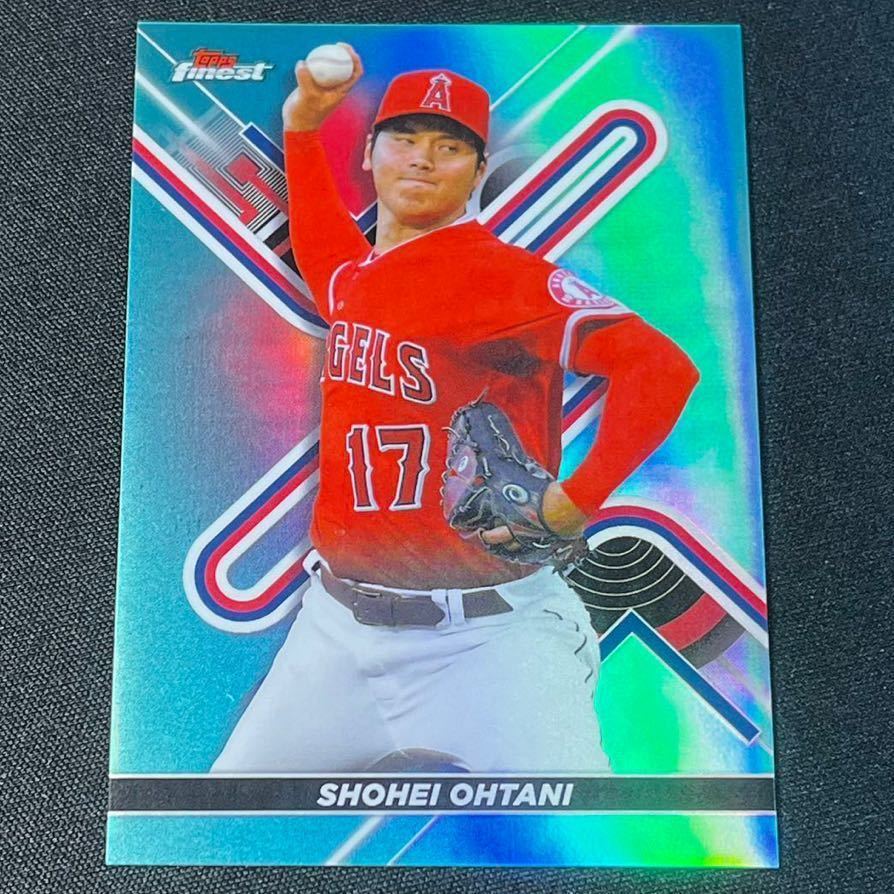 199枚限定 2022 Topps Finest 大谷翔平 No.28 アクアリフラクター 