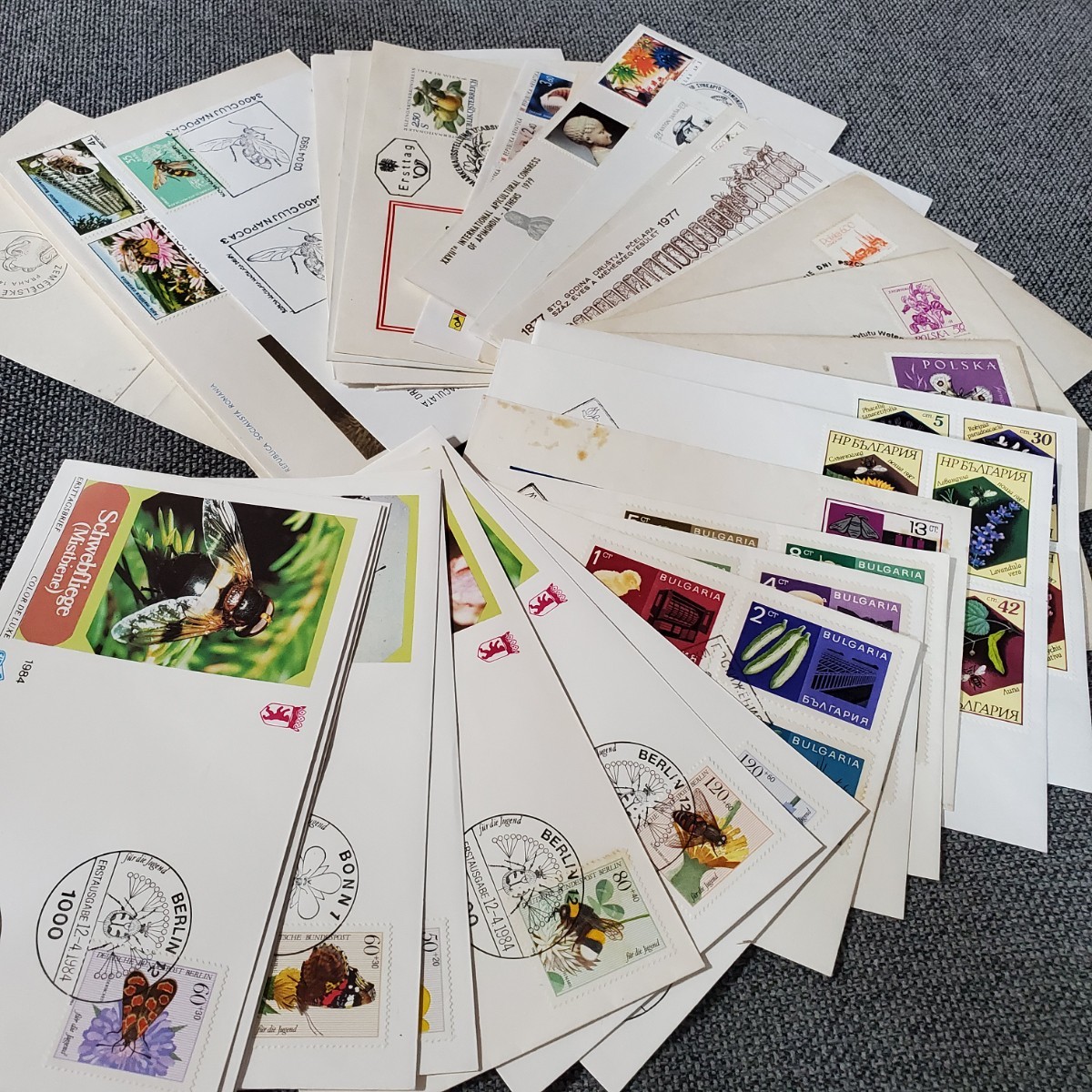 ヨーロッパ☆初日カバー 計45枚 ポーランド チェコスロバキア ドイツ  