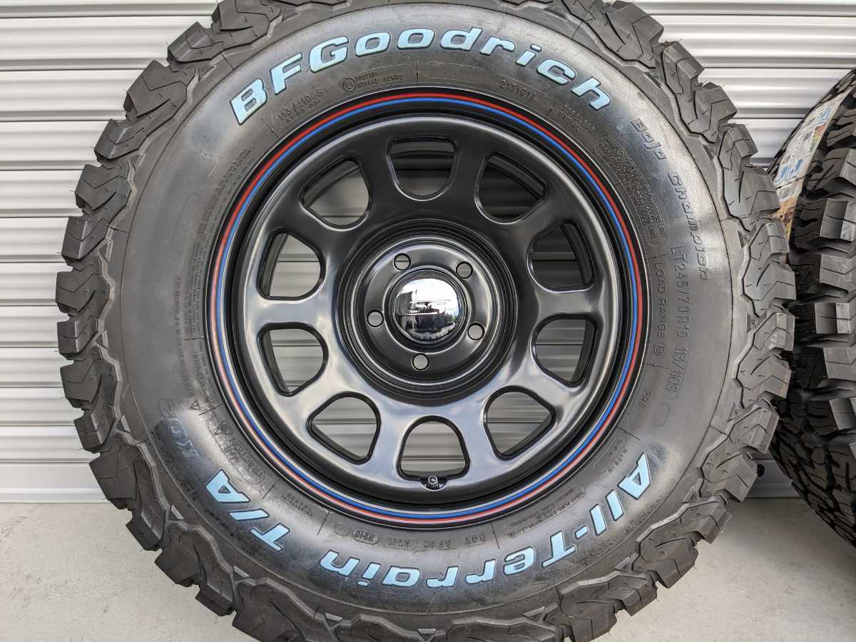 新品ホイール+中古タイヤ デイトナSS PCD114.3 5穴 グッドリッチ 