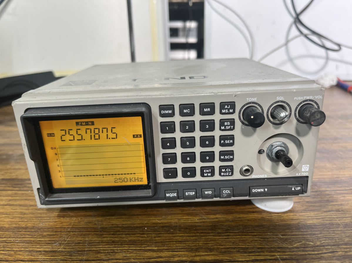 STANDARD AX700 広帯域受信機 ワイドバンドレシーバー AX700 STANDARD ワイドバンドレシーバー スタンダード 受信機 広帯域