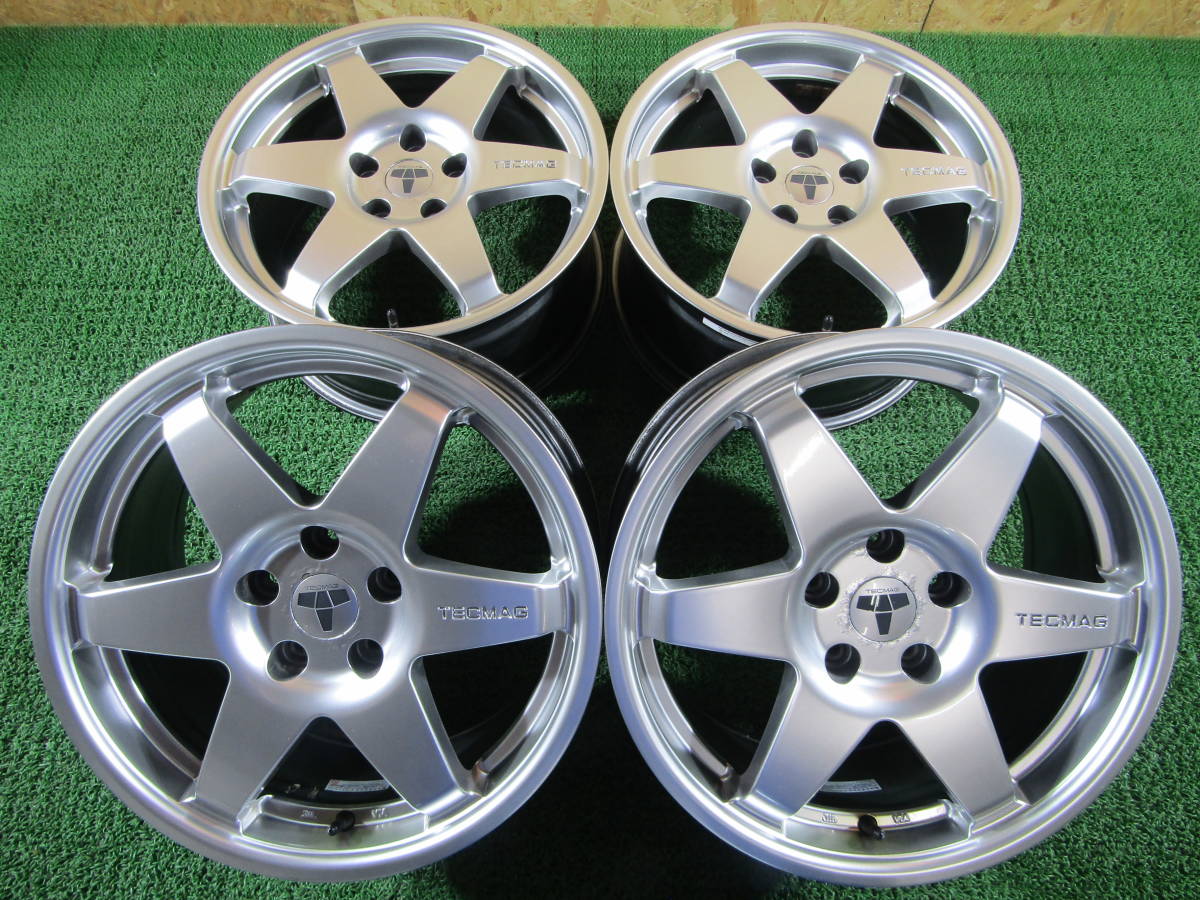 低価，新作登場 札幌発 最落なし アウディ A4等 TECMAG Type 206R 17&times;8J +47 4本 売切(社外品)｜売買されたオークション情報、yahooの商品情報をアーカイブ公開 - オークファン 5穴