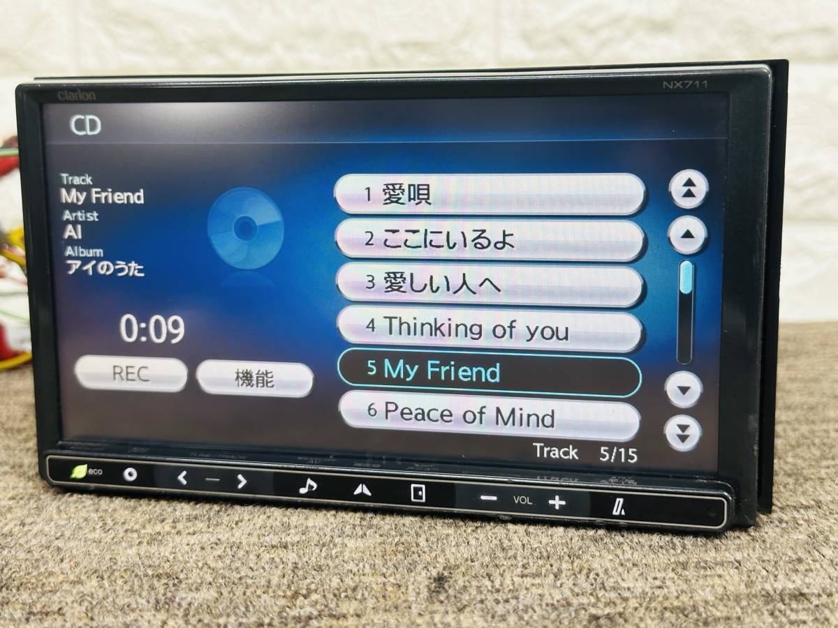 自動車 クラリオン フルセグナビNX711