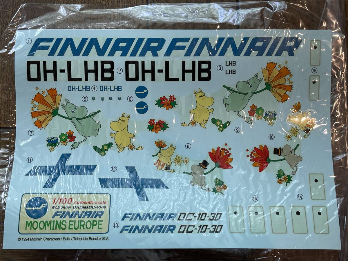 McDonnel Douglas DC-10 ムーミンヨーロッパ / 童友社 1/100 / FINNAIR