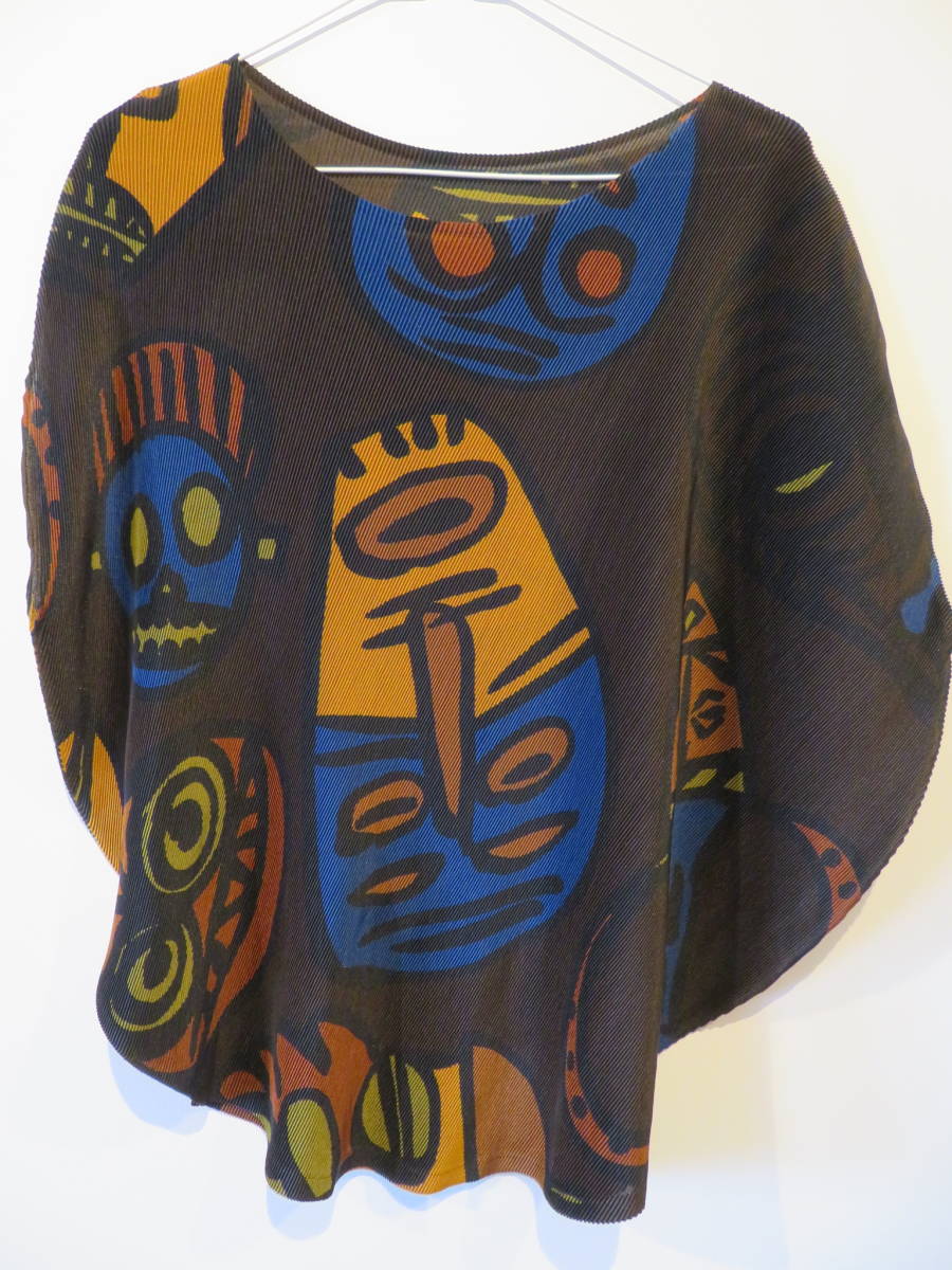 美品 円形 変形 ISSEY MIYAKE PLEATS PLEASE イッセイミヤケ プリーツ  