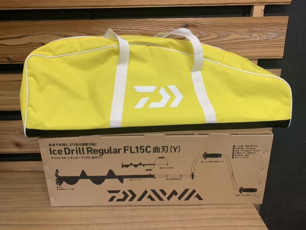 Daiwa ダイワ 綺麗なアイスドリル 曲刃 アイスドリル（美品 ダイワ  
