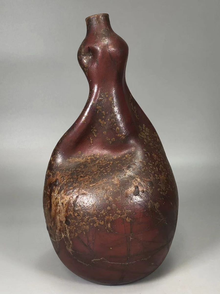 古備前 瓢形 徳利 備前焼 酒器 室町時代頃 古美術 古道具 アンティーク