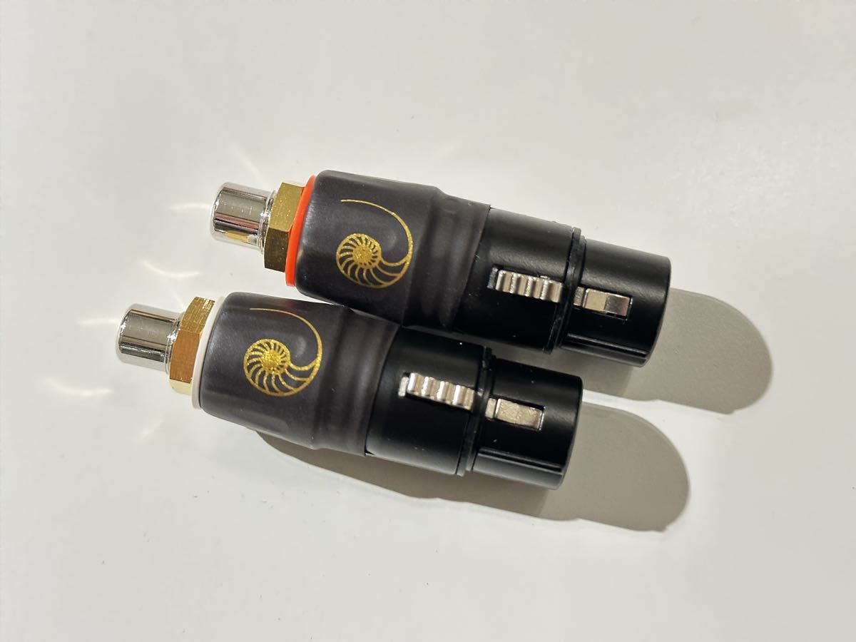 CARDAS RCA/XLR F2 カルダスXLRメス→RCAメス変換アダプタ CARDAS