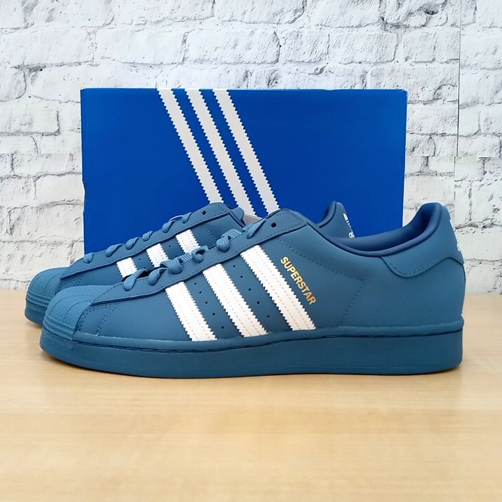 【箱付き】adidas ATMOS DAIKI TSUNETA SUPERSTAR BLUE アディダス アトモス ダイキ ツネタ スーパースター キングヌー H06346 サイズ29cm