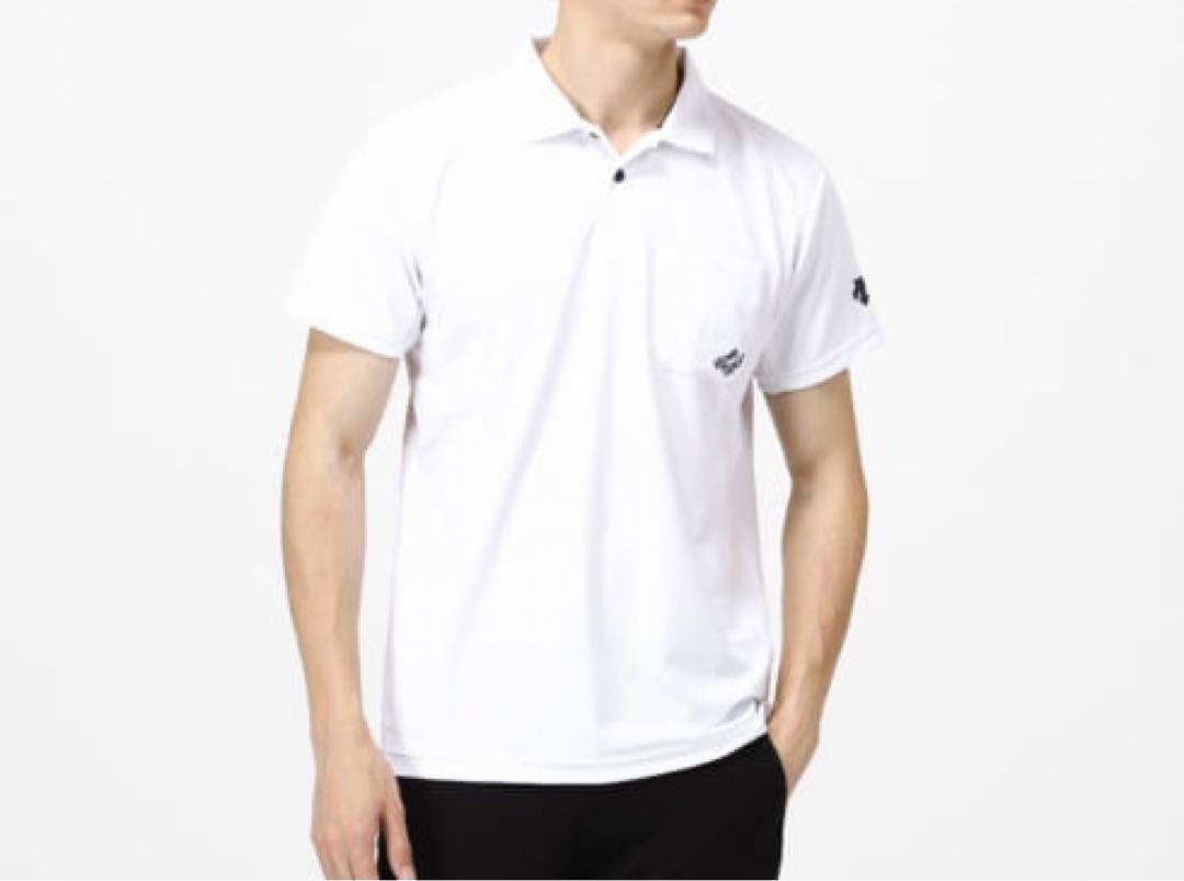 DESCENTE デサント ポロシャツ 半袖 白 DMMTJA71 新品 XO 3L 【公式