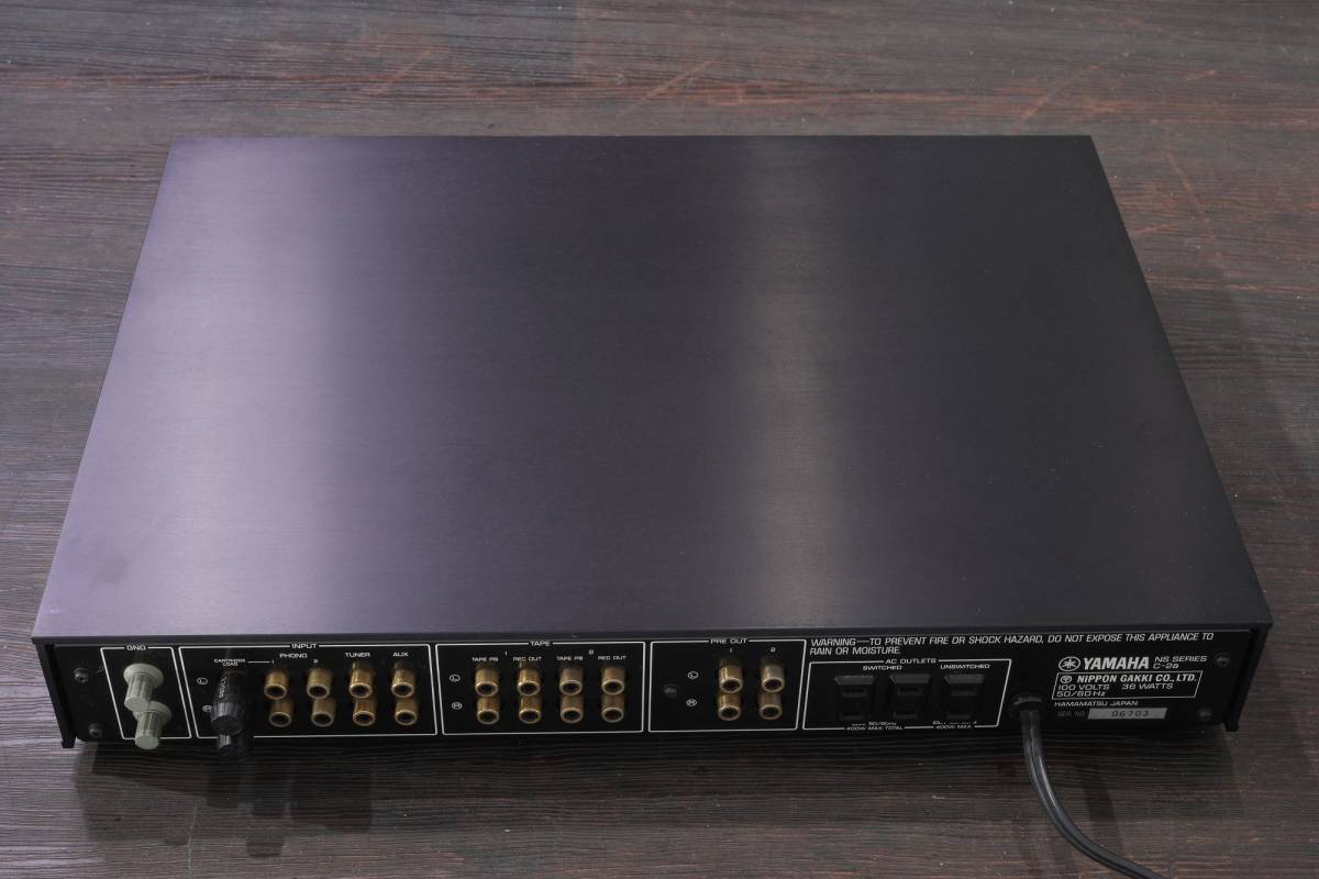 YAMAHA ヤマハ プリアンプ コントロールアンプ C-2a C-2 プリメイン