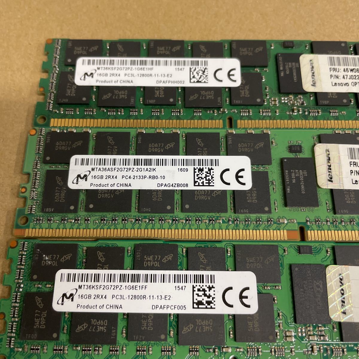 コ32 SAMSUNG PCメモリ16GB 2Rx4 PC3L-12800R 5枚 【公式通販】