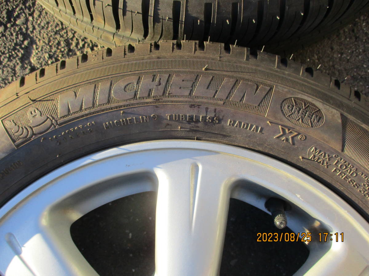 155/65R14 ミシュラン 2019年＆ダイハツ純正アルミ4穴【 14X4.5J 45 】