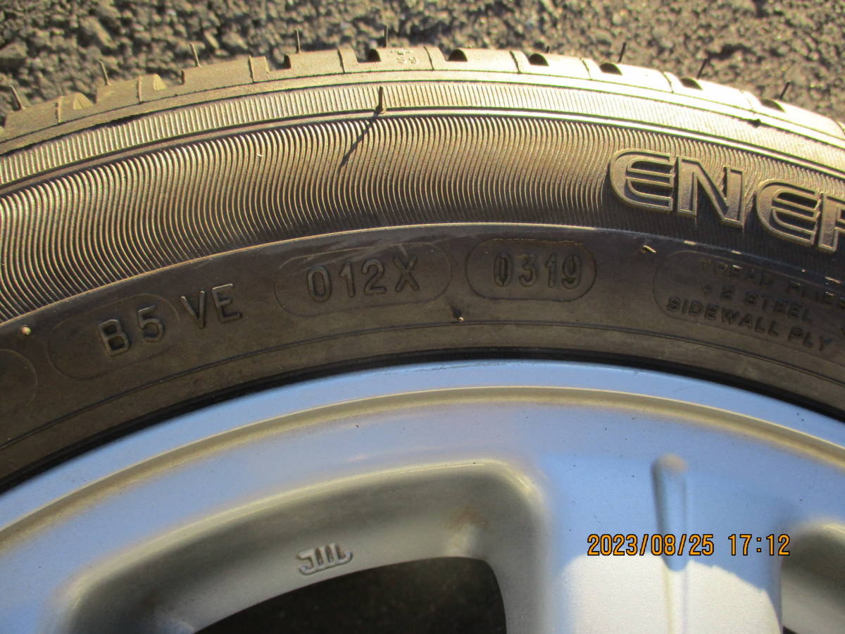 155/65R14 ミシュラン 2019年＆ダイハツ純正アルミ4穴【 14X4.5J 45 】