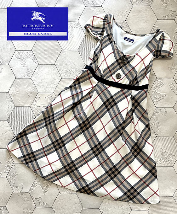 ◇バーバリーブルーレーベル【BURBERRY BLUE LABEL】ノバチェック柄