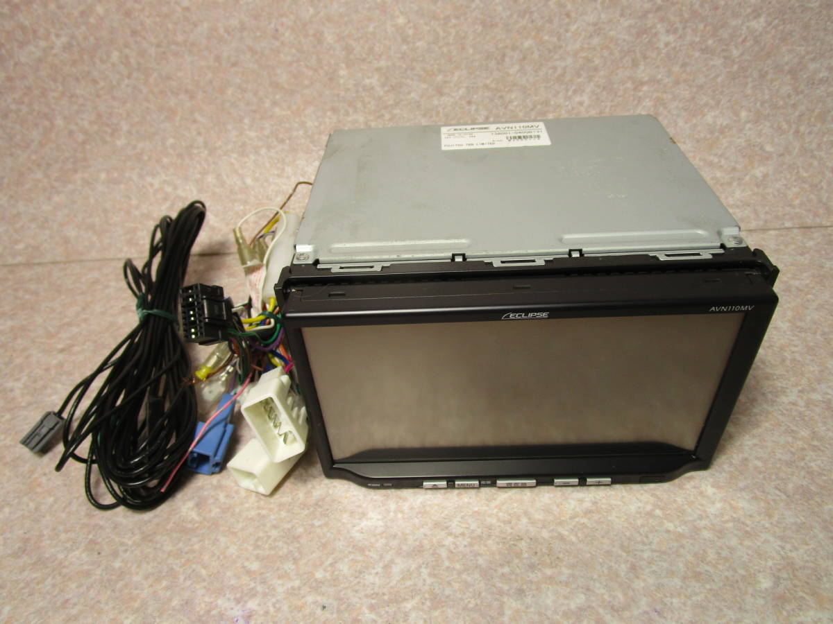 ECLIPSE AVN110MV メモリーナビ 地図2011年 トヨタ/ダイハツハーネス 状態欄必読