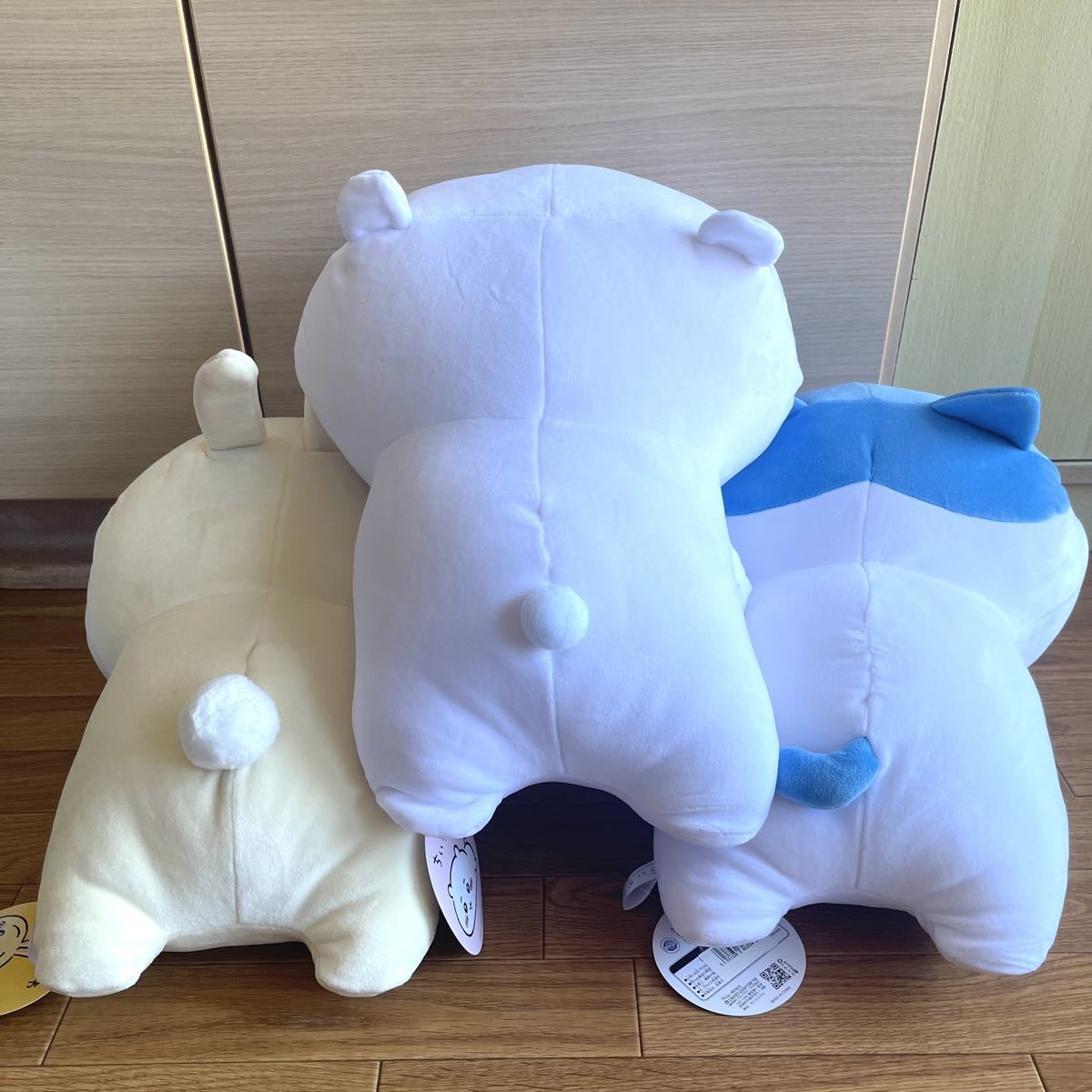 新品未使用】ちいかわ だららんBIGぬいぐるみ 3種セット ハチワレ うさぎ