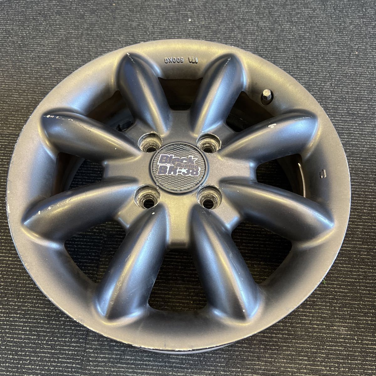 14インチ Black ブラックレーシング 4h +45 ホイール PCD100 安い商品 