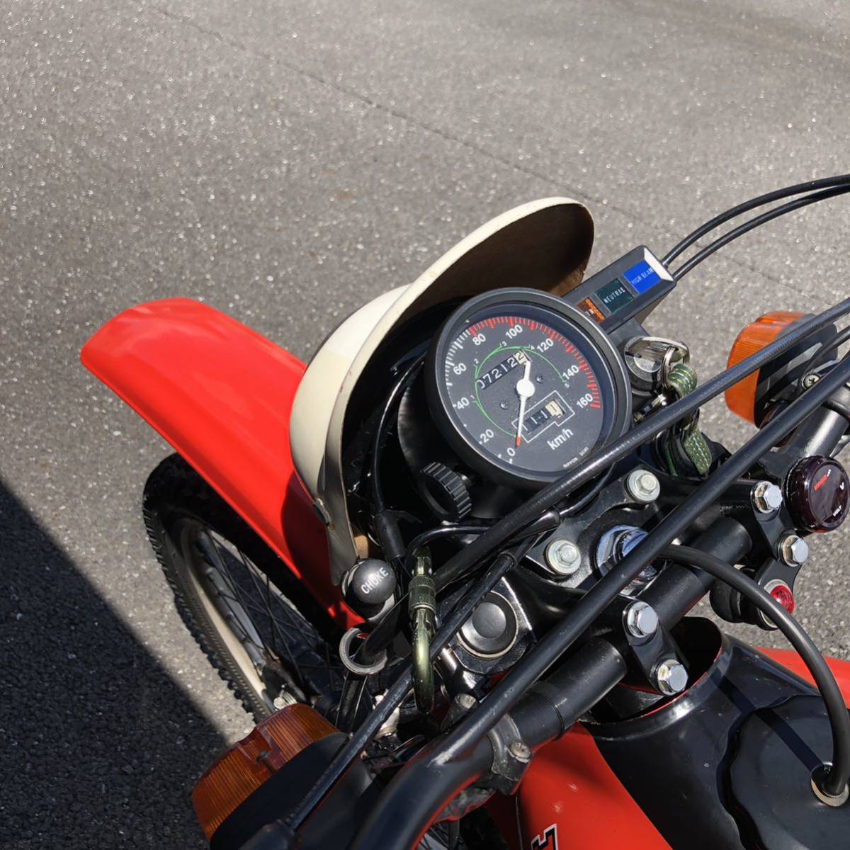 ホンダ XL250S 純正 フロントフェンダー L250 割れなし バイク ホンダ XL250S 純正 フロントフェンダー L250 割れなし