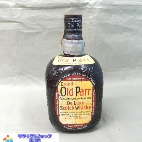 古酒　オールドパー　デラックス　ティンキャップ　ウイスキー特級　760ｍｌ　