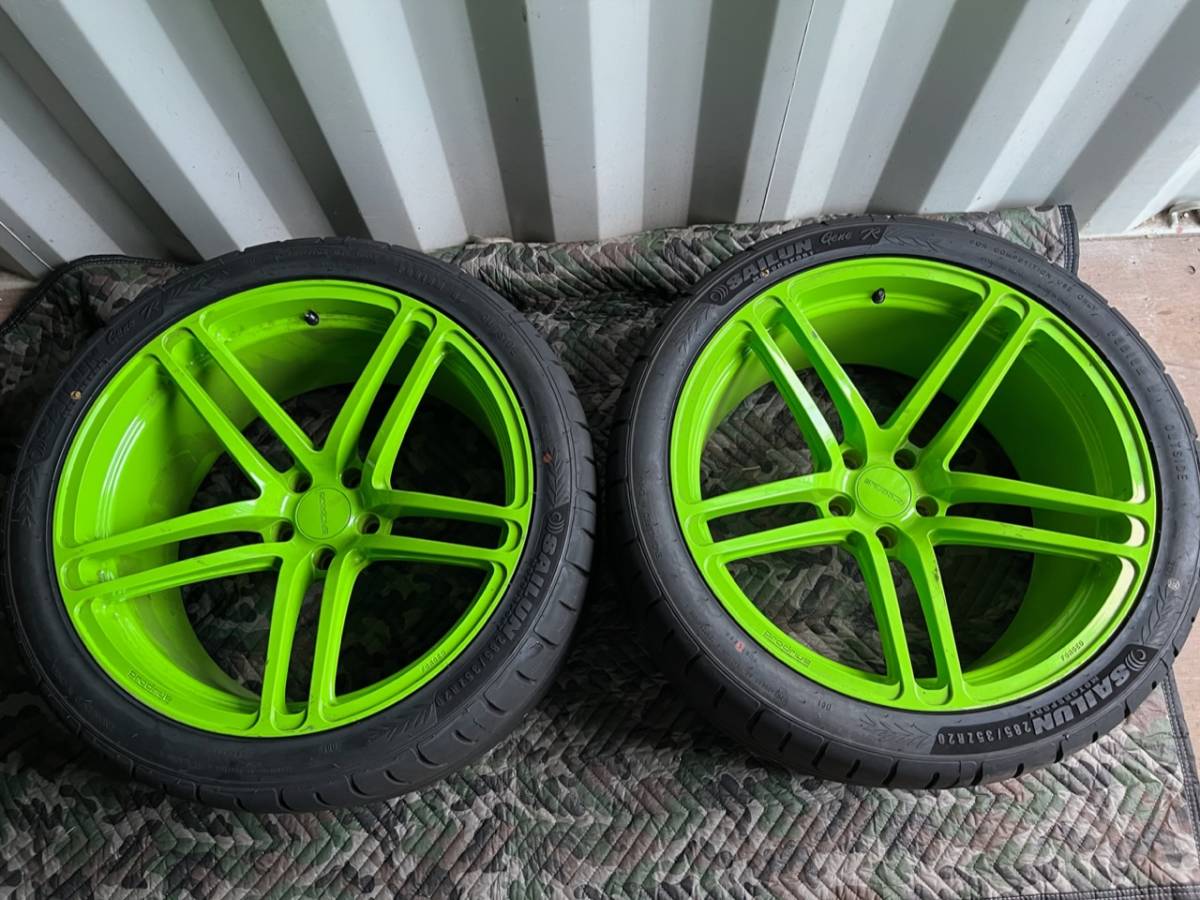 委託 ② PRODRIVE GC-05K 20インチ 10J 114.3 SAILUN GENE R PODIUM D 285/35ZR20 2本セット 検) プロドライブ GC05K サイレン 送料込